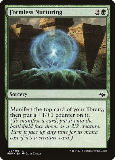Formless Nurturing Fate Reforged Magic card