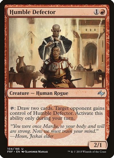 Humble Defector Fate Reforged Magic card