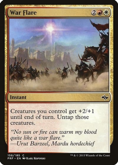 War Flare Fate Reforged Magic card