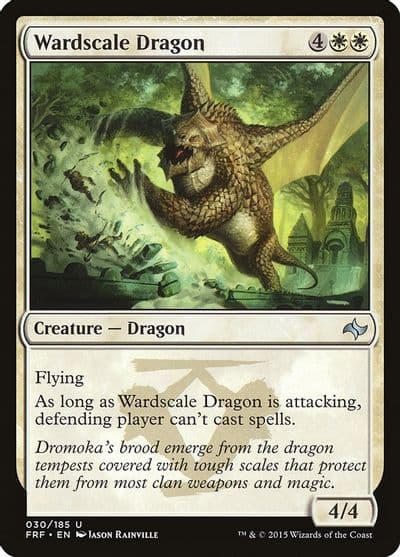 Wardscale Dragon Fate Reforged Magic card