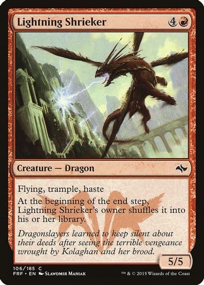 Lightning Shrieker Fate Reforged Magic card