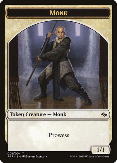Monk Token Fate Reforged Magic card