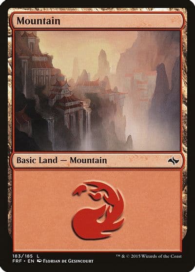 Mountain 183 Fate Reforged Magic card