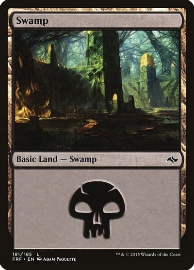 Swamp 181 Fate Reforged Magic card