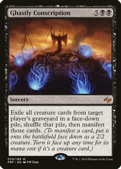 Ghastly Conscription Fate Reforged Magic card