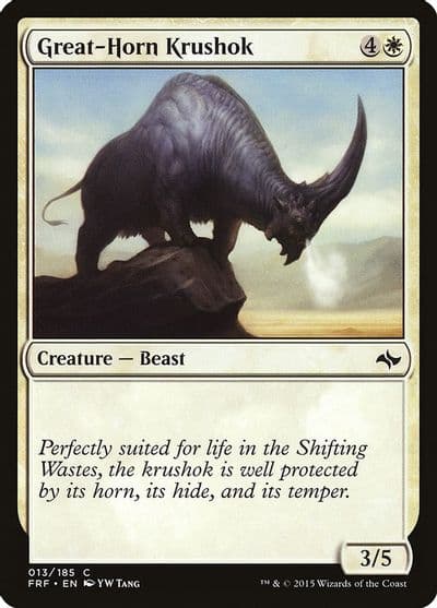 Great Horn Krushok Fate Reforged Magic card