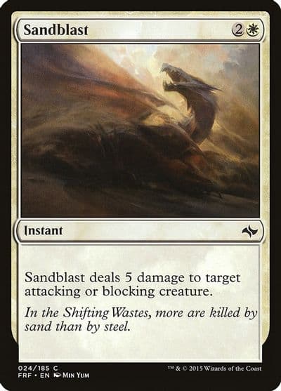 Sandblast Fate Reforged Magic card