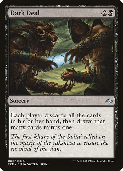 Dark Deal Fate Reforged Magic card