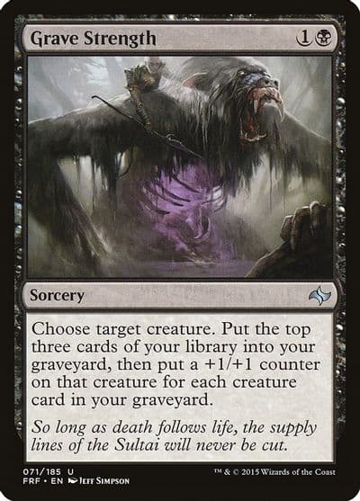 Grave Strength Fate Reforged Magic card