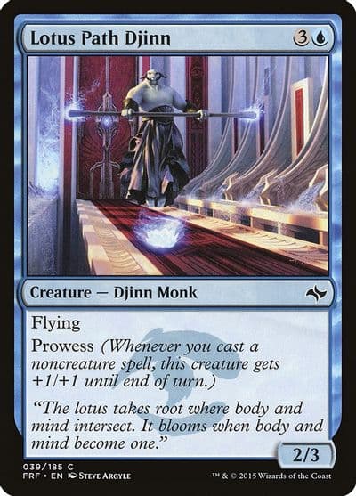 Lotus Path Djinn Fate Reforged Magic card