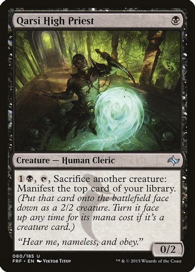 Qarsi High Priest Fate Reforged Magic card