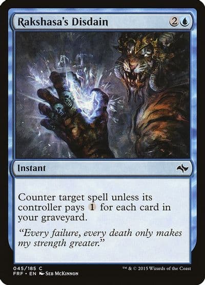 Rakshasas Disdain Fate Reforged Magic card