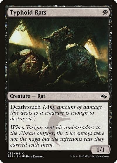Typhoid Rats Fate Reforged Magic card