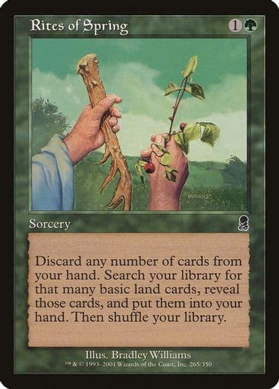 Rites of Spring Odyssey Magic card