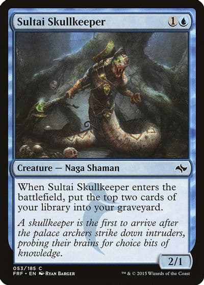 Sultai Skullkeeper Fate Reforged Magic card