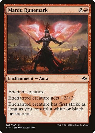 Mardu Runemark Fate Reforged Magic card