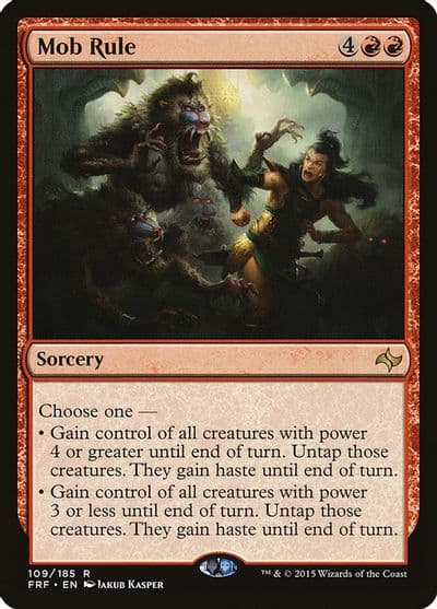 Mob Rule Fate Reforged Magic card