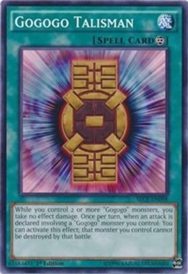 Gogogo Talisman Secrets of Eternity Yu-Gi-Oh! card