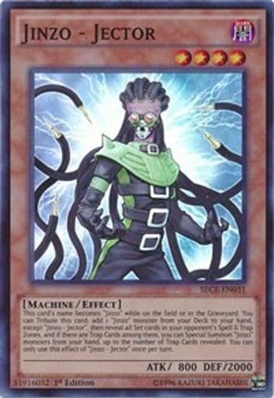 Jinzo Jector Secrets of Eternity Yu-Gi-Oh! card
