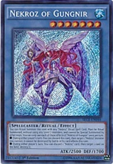 Nekroz of Gungnir Secrets of Eternity Yu-Gi-Oh! card