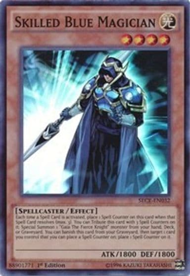 Skilled Blue Magician Secrets of Eternity Yu-Gi-Oh! card