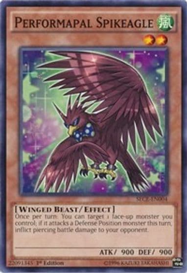 Performapal Spikeagle Secrets of Eternity Yu-Gi-Oh! card