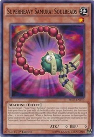 Superheavy Samurai Soulbeads Secrets of Eternity Yu-Gi-Oh! card