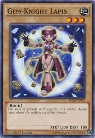 Gem Knight Lapis Secrets of Eternity Yu-Gi-Oh! card