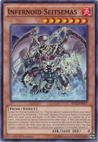 Infernoid Seitsemas Secrets of Eternity Yu-Gi-Oh! card
