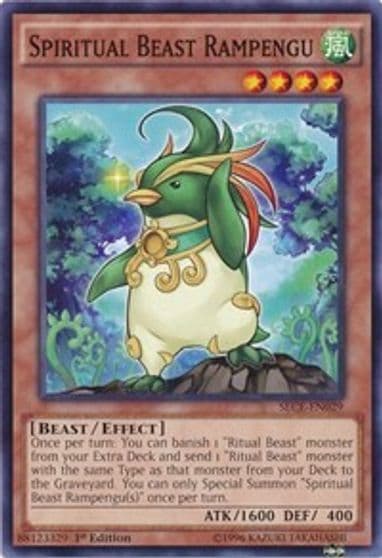Spiritual Beast Rampengu Secrets of Eternity Yu-Gi-Oh! card