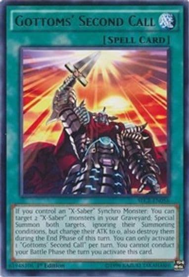 Gottoms Second Call Secrets of Eternity Yu-Gi-Oh! card