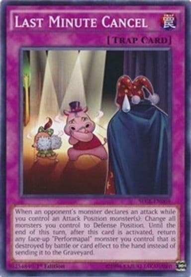 Last Minute Cancel Secrets of Eternity Yu-Gi-Oh! card