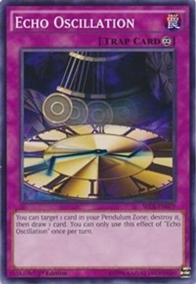 Echo Oscillation Secrets of Eternity Yu-Gi-Oh! card