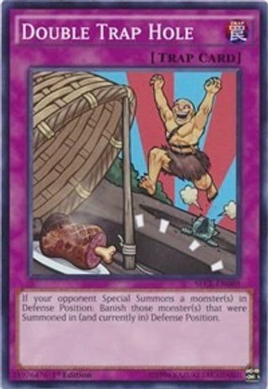 Double Trap Hole Secrets of Eternity Yu-Gi-Oh! card