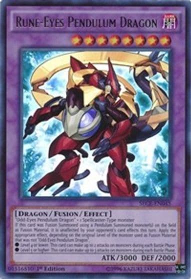 Rune Eyes Pendulum Dragon Secrets of Eternity Yu-Gi-Oh! card