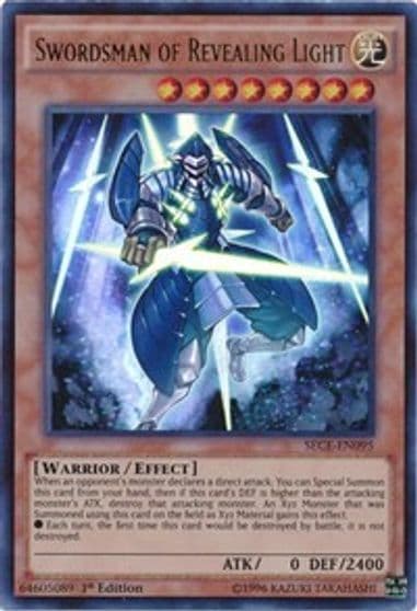 Swordsman of Revealing Light Secrets of Eternity Yu-Gi-Oh! card