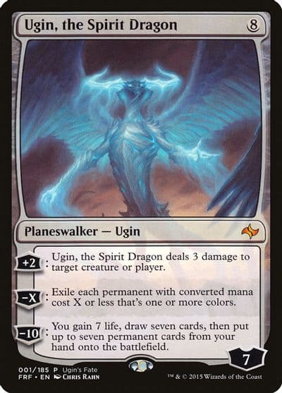 Ugin the Spirit Dragon Ugin's Fate Promos Magic card