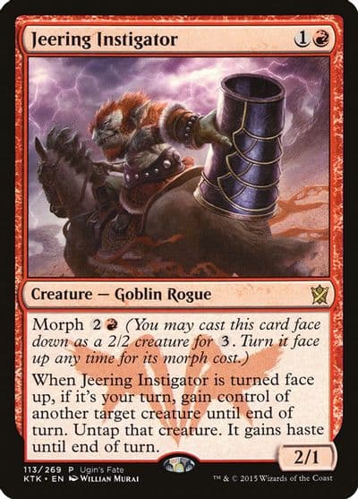Jeering Instigator Ugin's Fate Promos Magic card