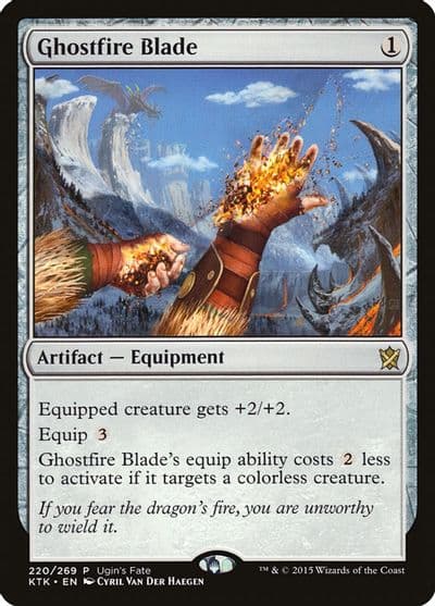 Ghostfire Blade Ugin's Fate Promos Magic card