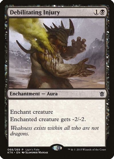 Debilitating Injury Ugin's Fate Promos Magic card