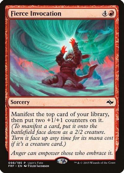 Fierce Invocation Ugin's Fate Promos Magic card