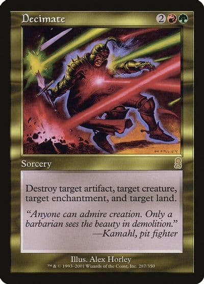 Decimate Odyssey Magic card