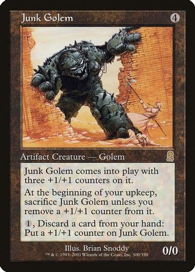 Junk Golem Odyssey Magic card