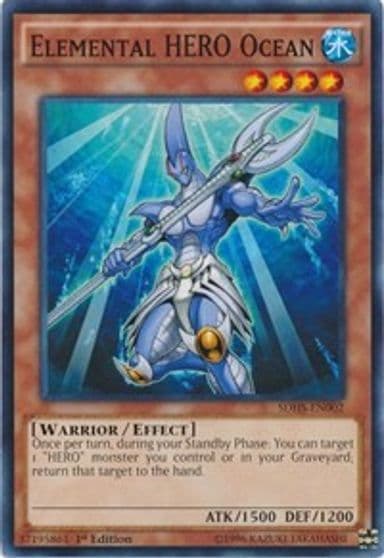 Elemental HERO Ocean Structure Deck: HERO Strike Yu-Gi-Oh! card
