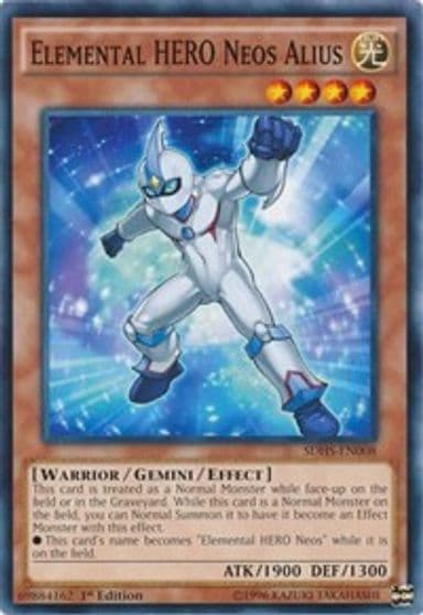 Elemental HERO Neos Alius Structure Deck: HERO Strike Yu-Gi-Oh! card