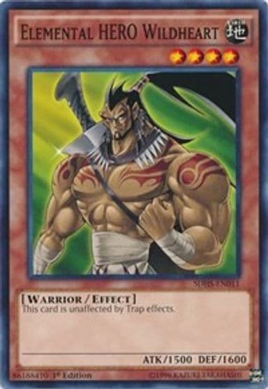 Elemental HERO Wildheart Structure Deck: HERO Strike Yu-Gi-Oh! card