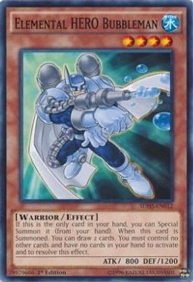 Elemental HERO Bubbleman Structure Deck: HERO Strike Yu-Gi-Oh! card