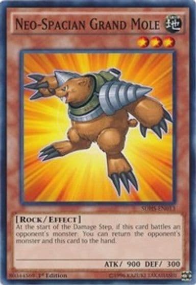 Neo Spacian Grand Mole Structure Deck: HERO Strike Yu-Gi-Oh! card