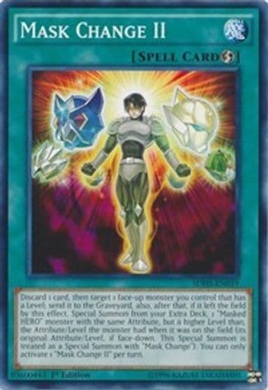 Mask Change II Structure Deck: HERO Strike Yu-Gi-Oh! card