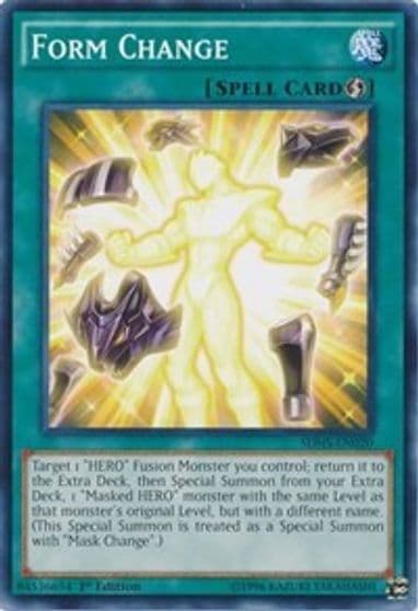 Form Change Structure Deck: HERO Strike Yu-Gi-Oh! card